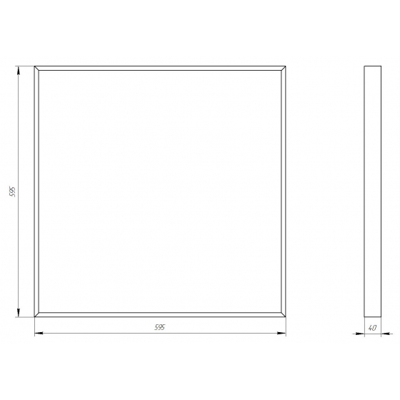 Светодиодная панель Эра SPO-910-1-40K-038 Б0057982