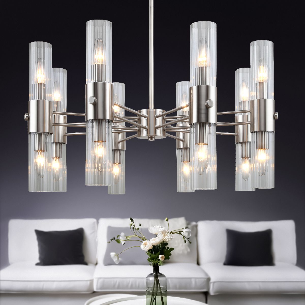 Люстра на штанге Rivoli Delia 3146-306 Б0055505