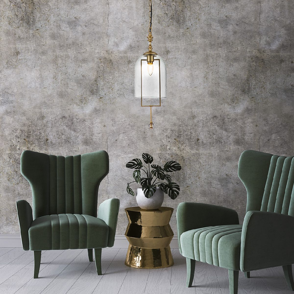 Подвесной светильник Indigo Alta 11034/1P Gold V000394