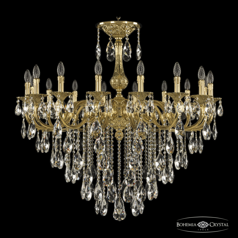 Подвесная люстра Bohemia Ivele Crystal Verona 72101/16/360 B G