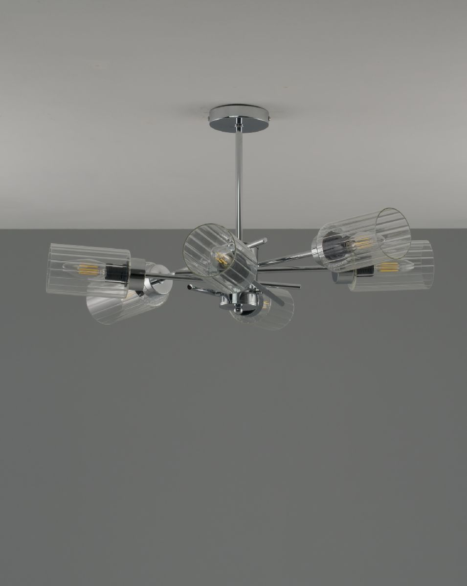 Люстра на штанге Moderli Frosty V10811-6P