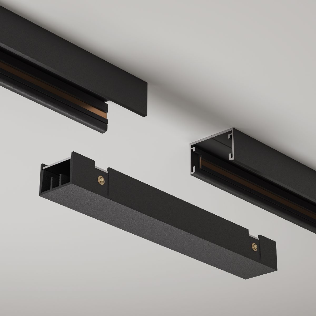 Коннектор питания прямой Maytoni Basity TRA172IPC-1B