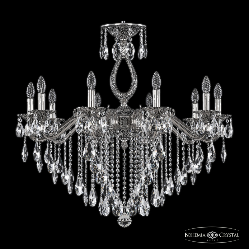 Подвесная люстра Bohemia Ivele Crystal Verona 72302/10/300 B NB