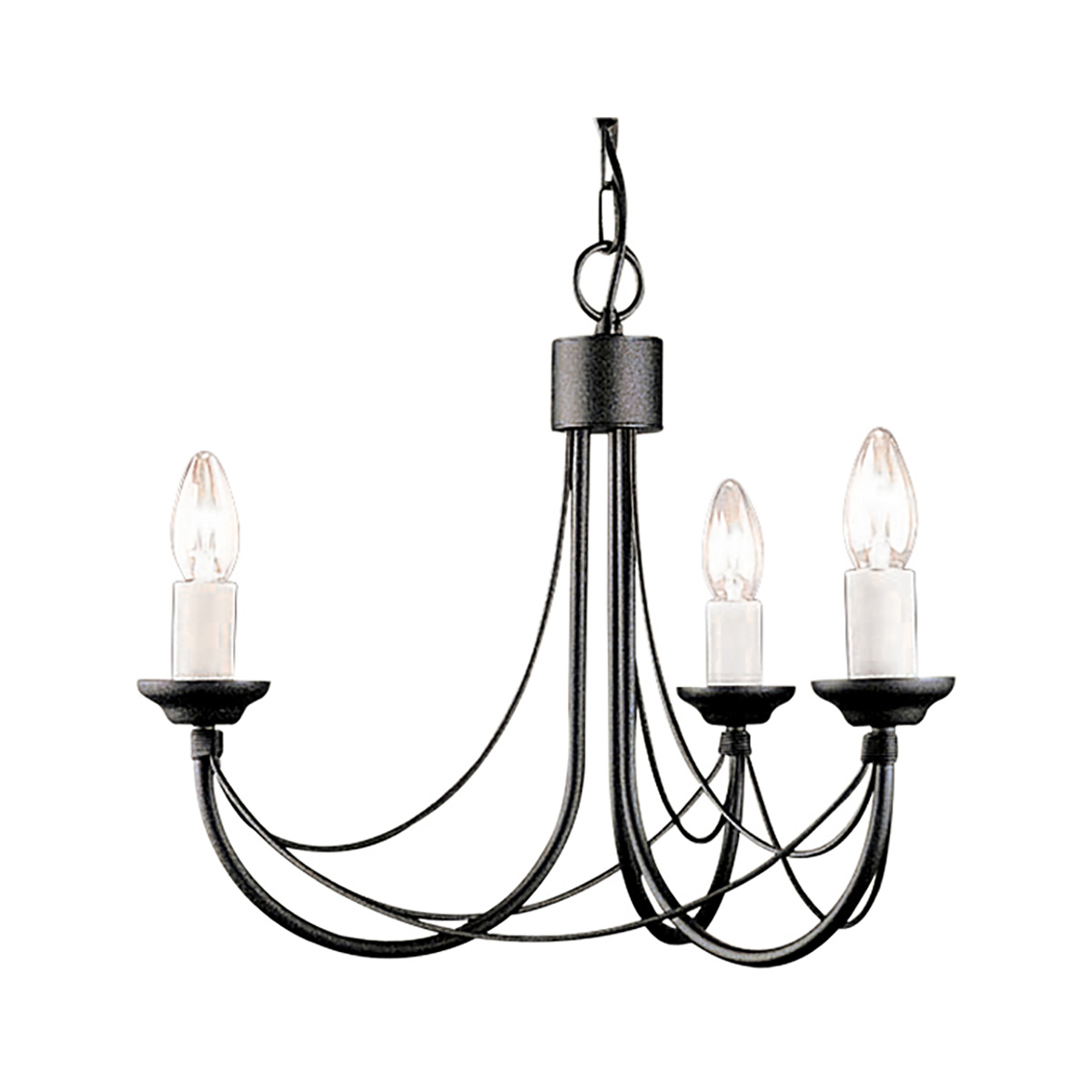Подвесная люстра Elstead Lighting Carisbrooke CB3-BLACK