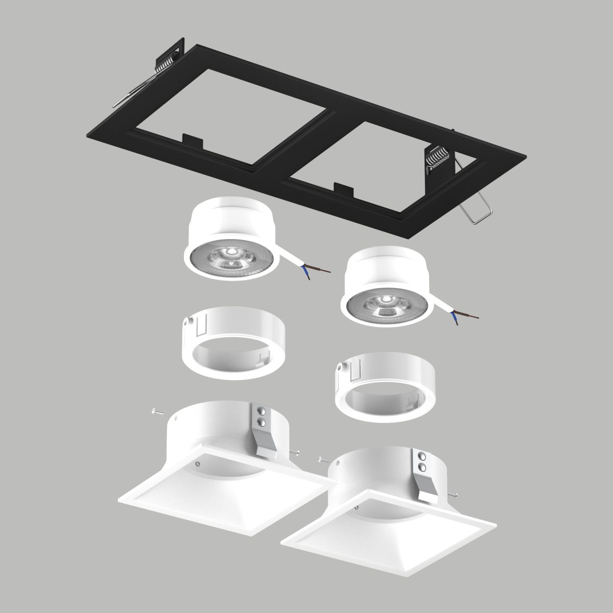 Встраиваемый светильник Lightstar Domino (214527+214506+214506+214006+214006) D5270606WMOD