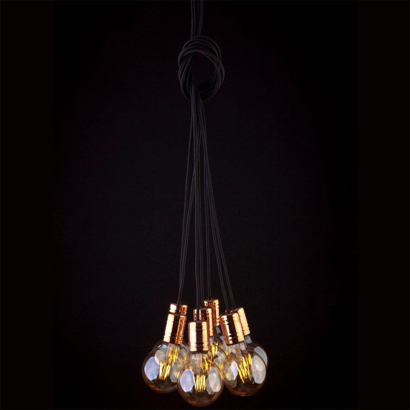 Подвесная люстра Nowodvorski Cable Black/Copper 9746