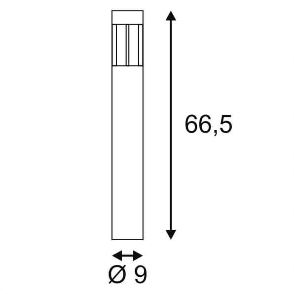 Ландшафтный светильник SLV Sitra Earth Spike 230374