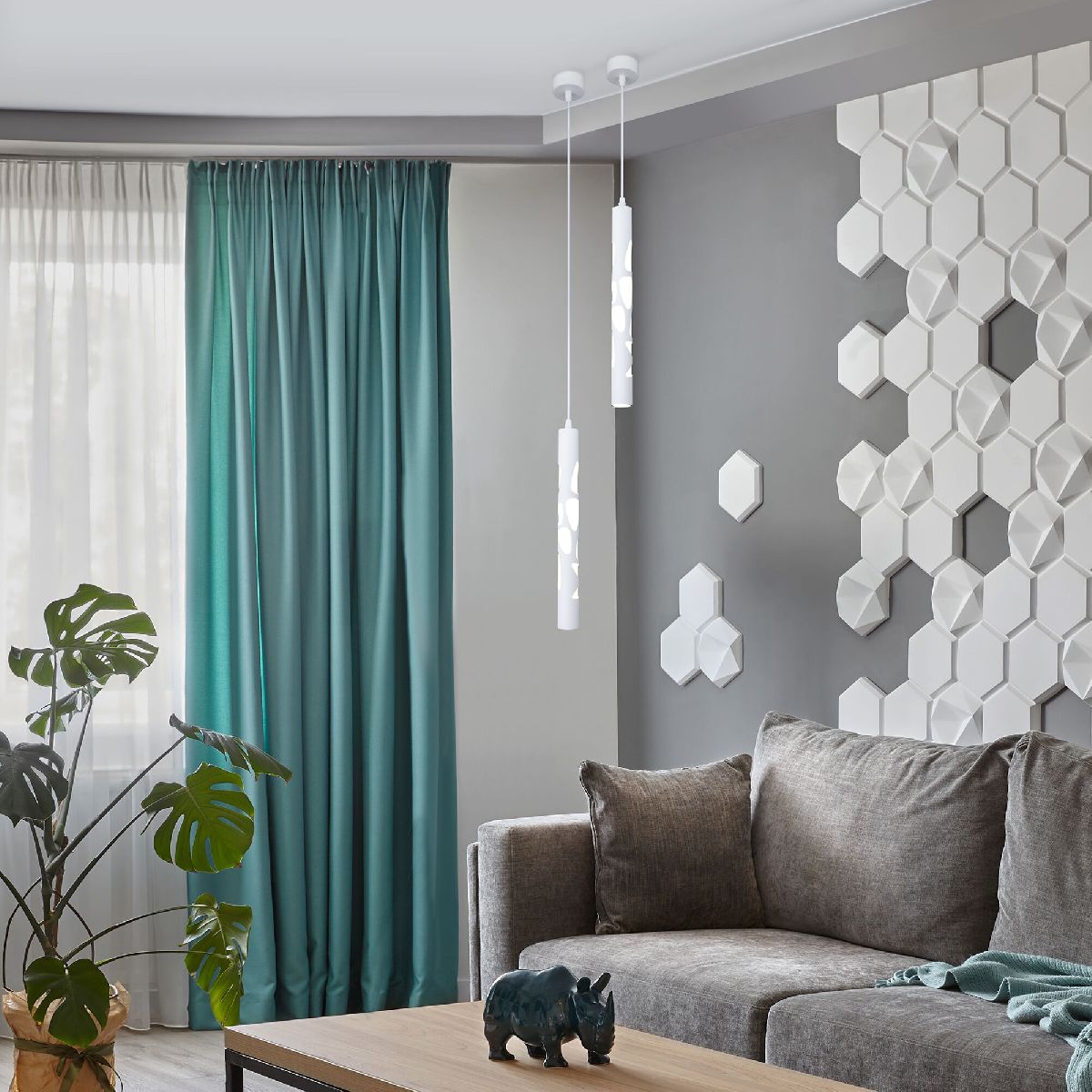 Подвесной светильник Eurosvet DLR037 12W 4200K белый матовый a055594