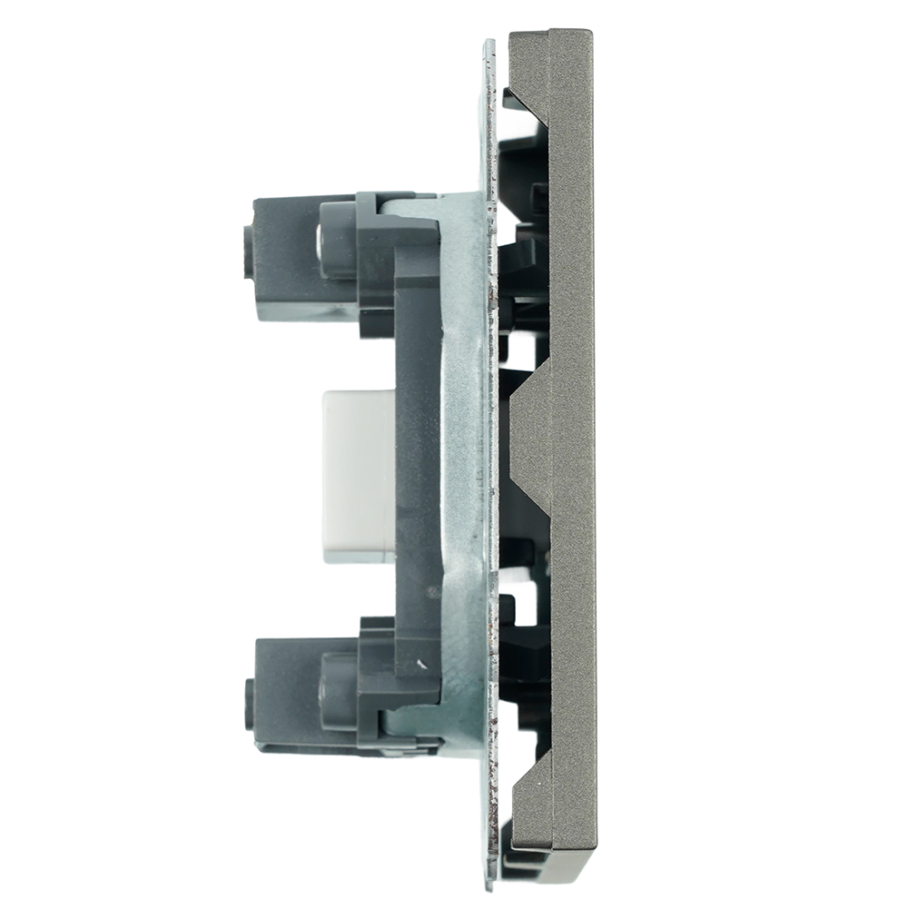 Розетка HDMI 2.0 Type A (механизм) Stekker Эмили RST00-5118-09 антрацит soft touch 50168