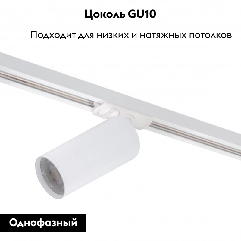 Светильник на шине Denkirs DK6202-WH