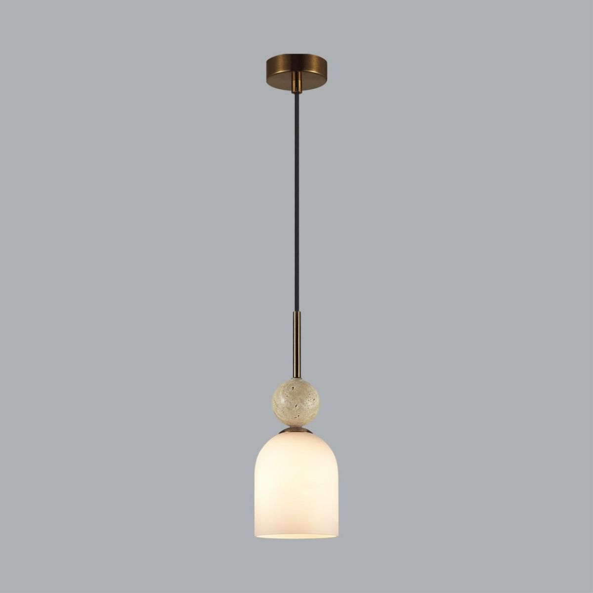 Подвесной светильник Odeon Light Midcent Lolla 6625/1B