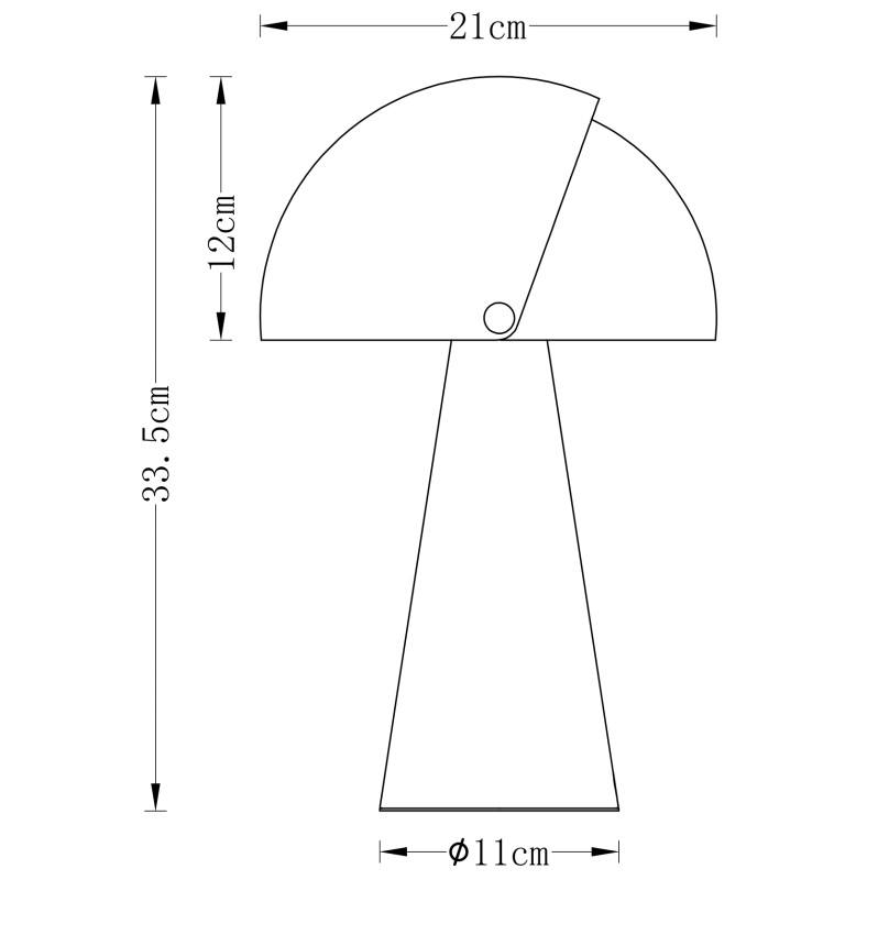 Настольная лампа Milosh Tendence Kizzi 0914TL-1GR