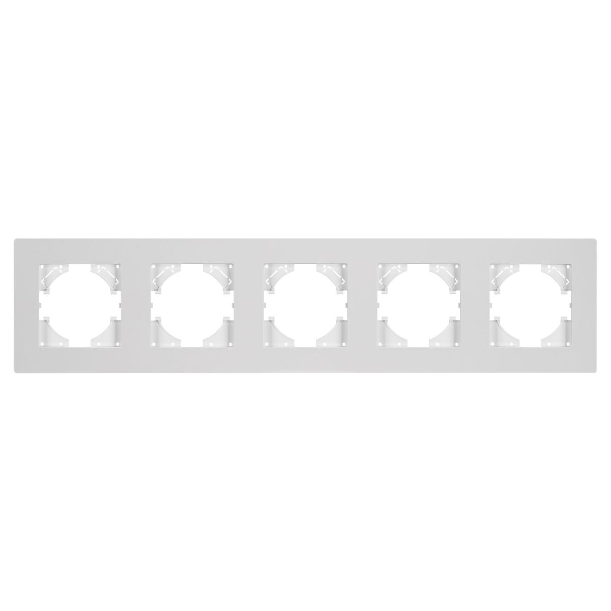 Рамка на 5 постов пластиковая Arlight FRM-PERIO-PL-5-WH 049762