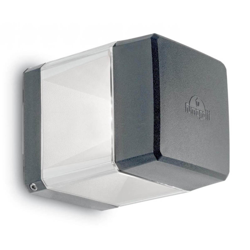 Уличный настенный светильник Ideal Lux Elisa AP1 Grigio 187853