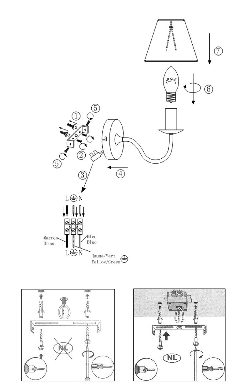 Бра Lucide Campagne 31233/01/21