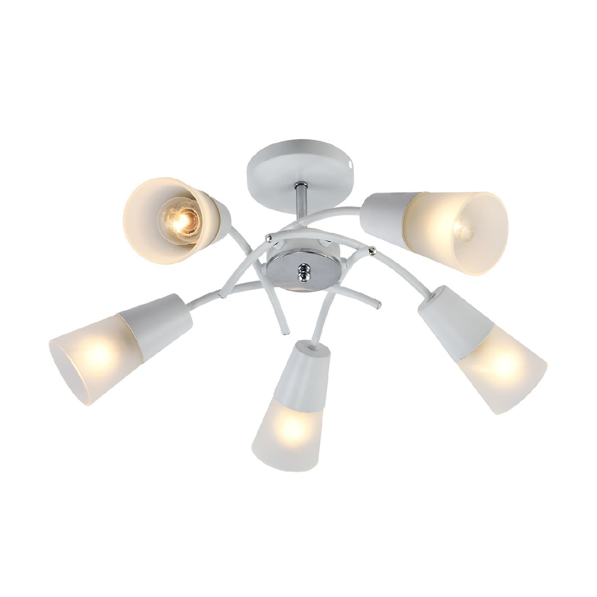 Люстра на штанге Escada Calla 1109/5P White