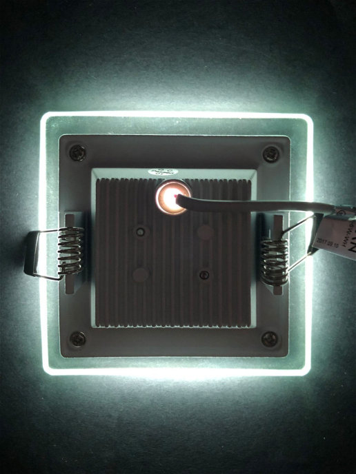 Встраиваемый светильник Elvan VLS-705SQ-6W-WW-Wh