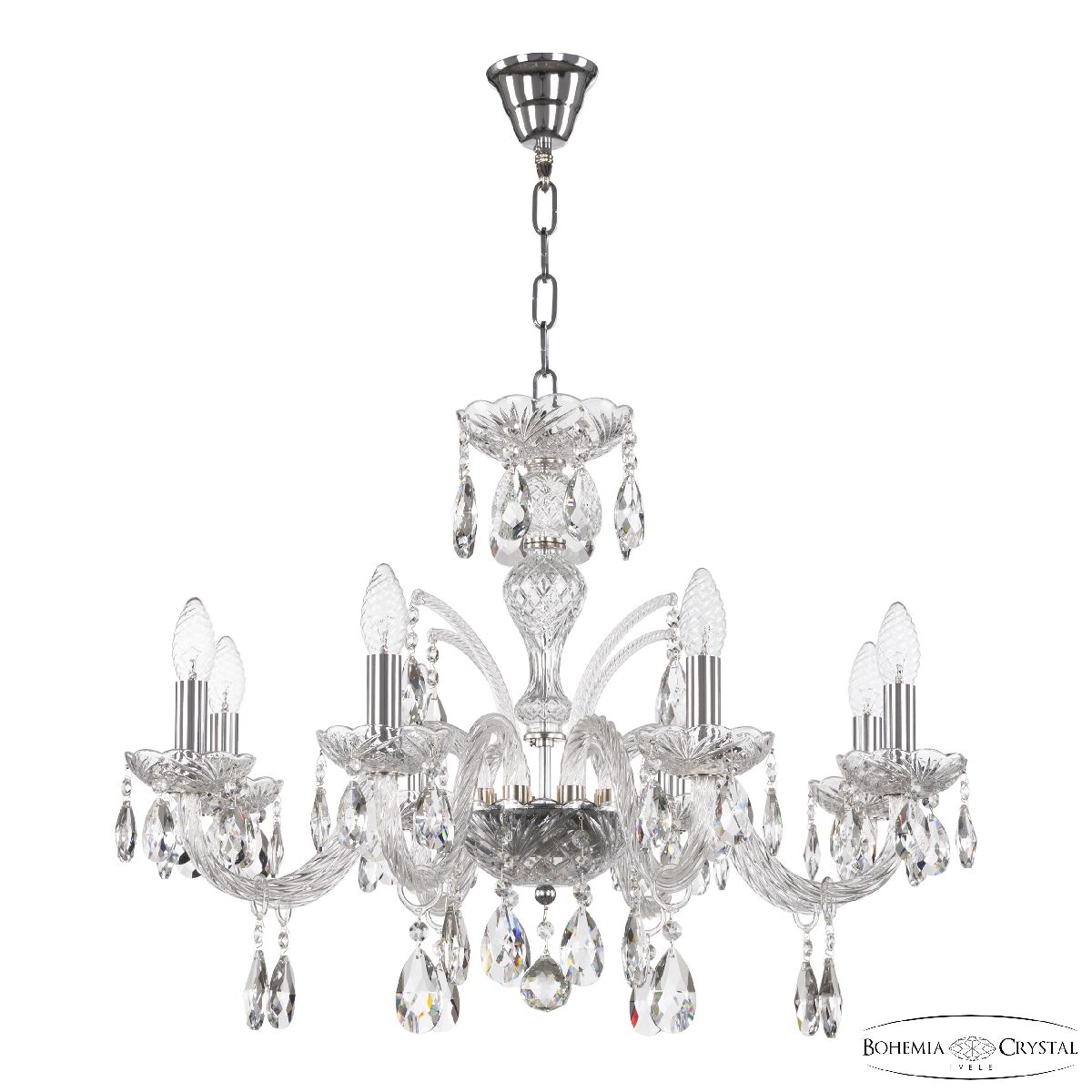 Подвесная люстра Bohemia Ivele Crystal 118/8/240 Ni
