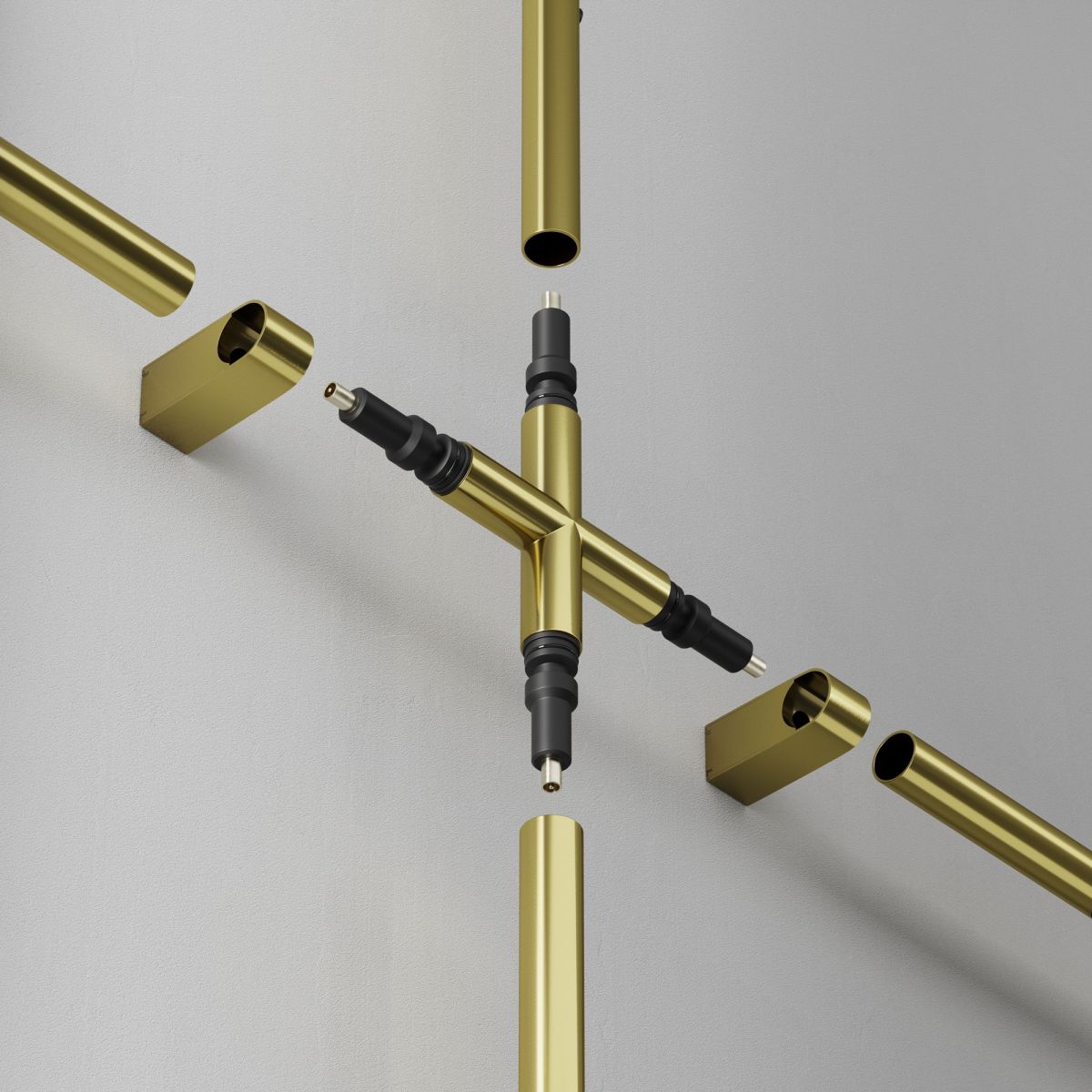 X образный коннектор для штанговой системы Maytoni Axity CA008TX-BS