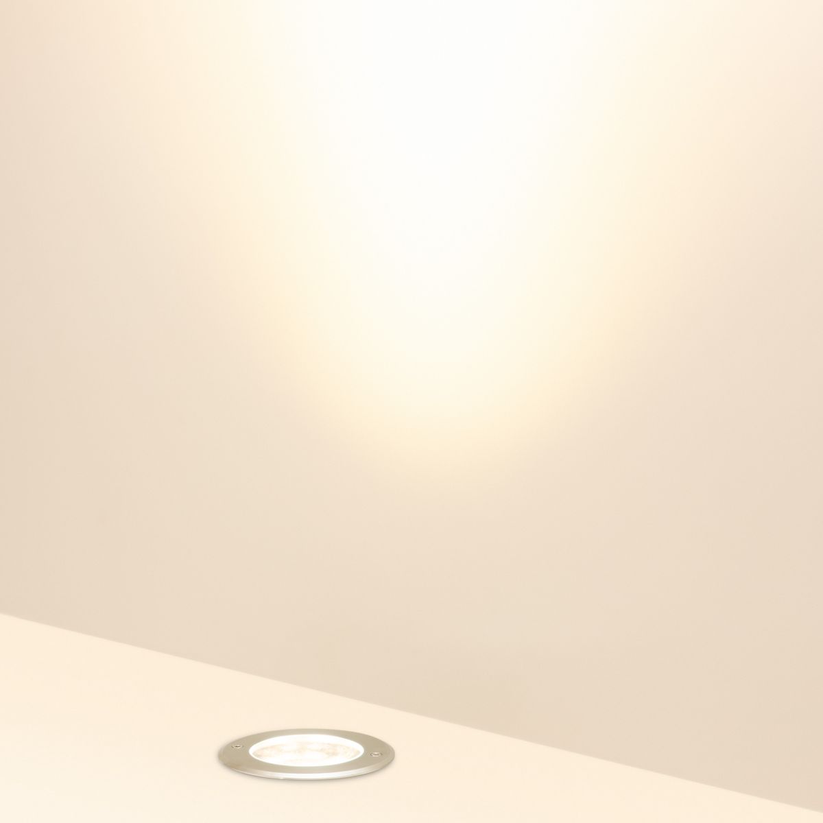 Ландшафтный светильник Arlight LTD-DAFNA-GROUND-R160-16W Warm3000 (SL, 45 deg, 230V) (IP67 Металл) 061196