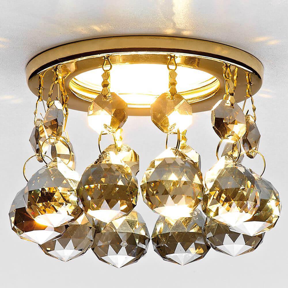 Встраиваемый светильник Ambrella Light Crystal K2051C KF/CH