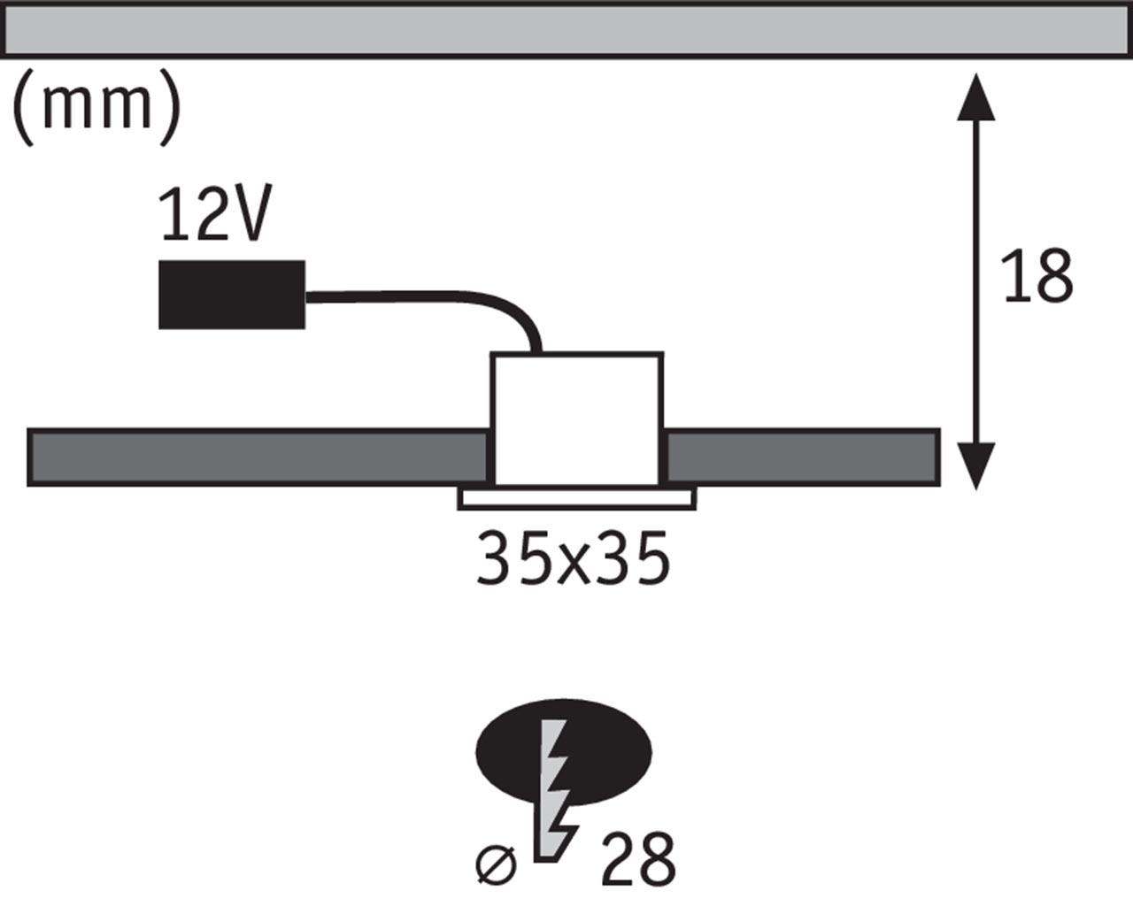 Мебельный светодиодный светильник Paulmann Micro Line Mini Led 93587