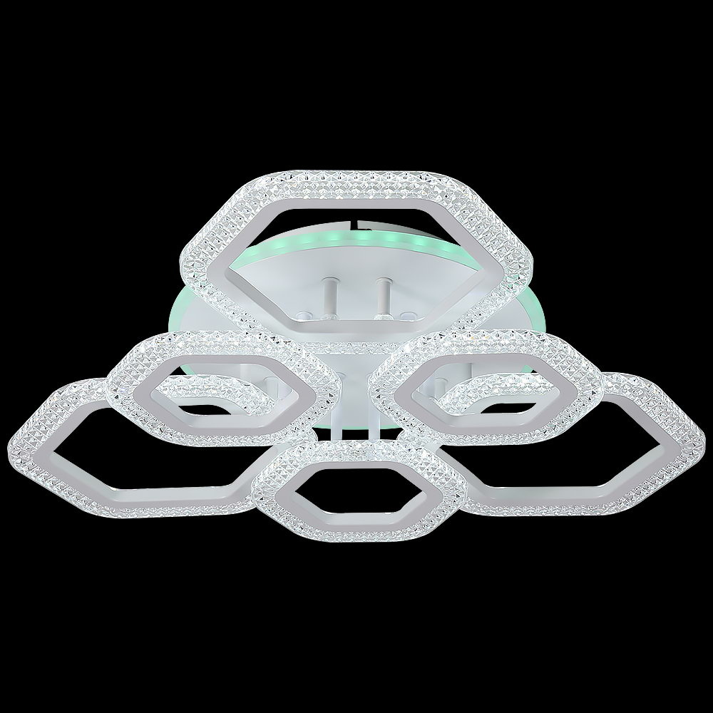 Потолочная люстра Reluce 08490-0.3-3+3RGB WH(RGB)