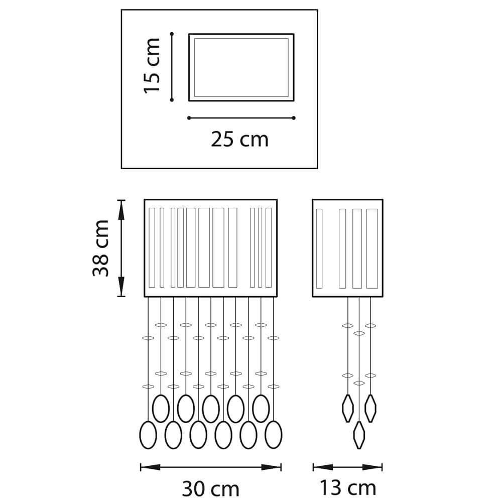 Настенный светильник Osgona Cappe 745634R