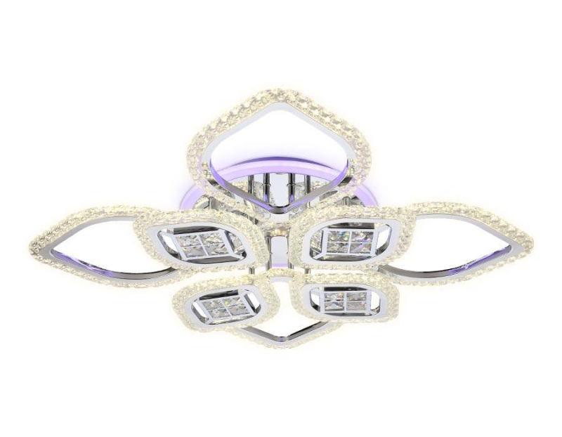 Потолочная светодиодная люстра Ambrella Light Acrylica Ice FA283