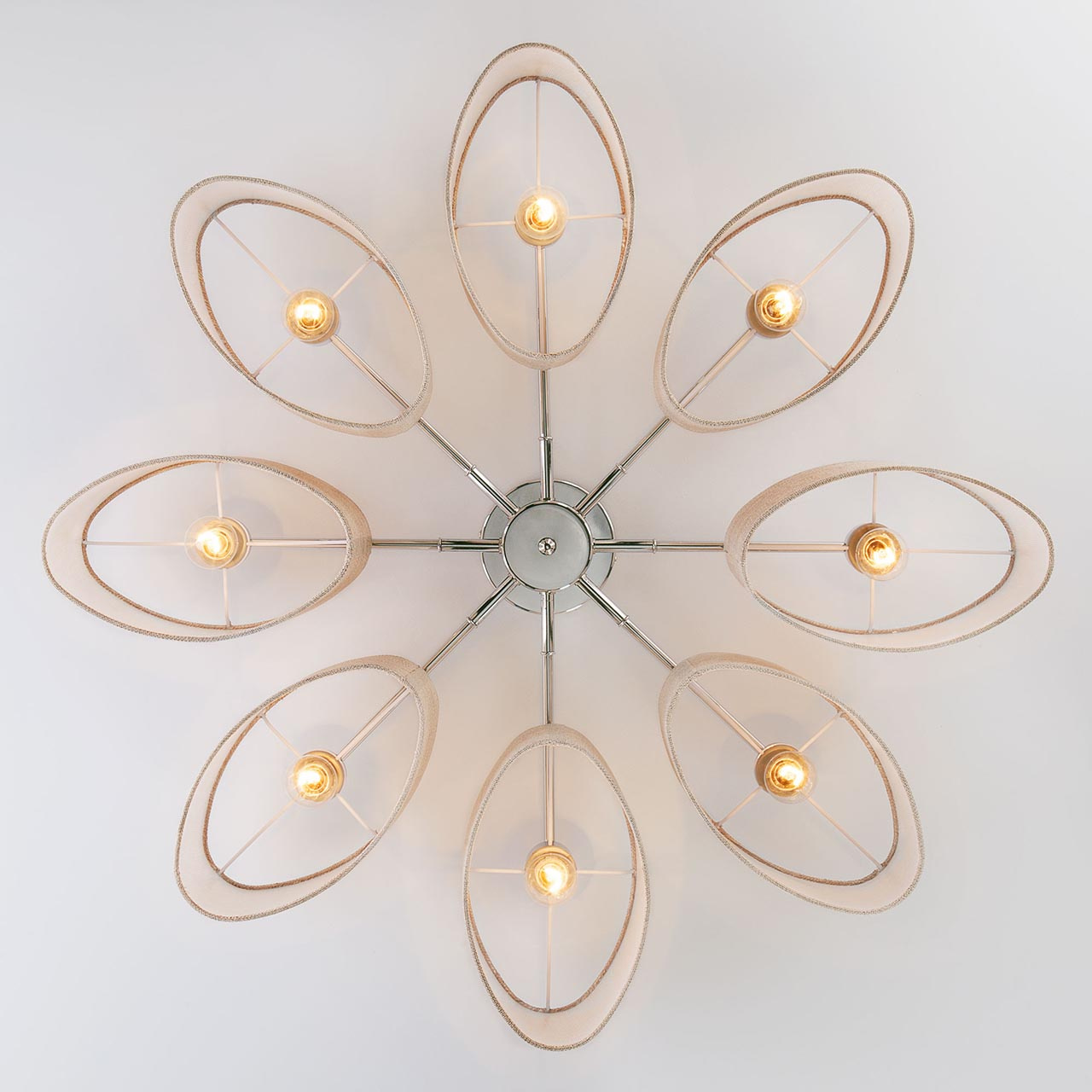 Потолочная люстра Eurosvet Elipse 60083/8 хром