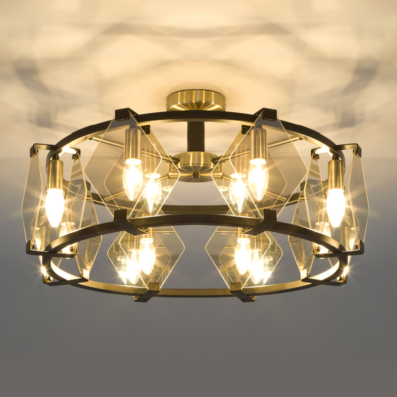 Потолочная люстра Eurosvet Aragon 60116/8 черный