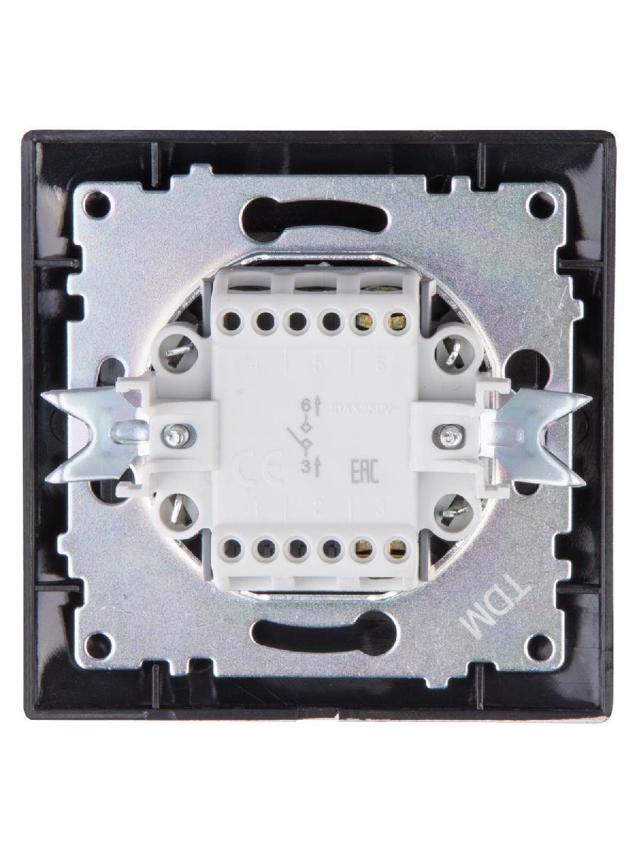 Выключатель одноклавишный Лама TDM Electric SQ1815-0643