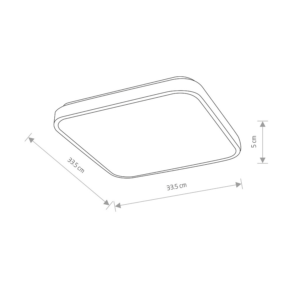 Потолочный cветильник Nowodvorski Agnes Square Led Pro Black 10983