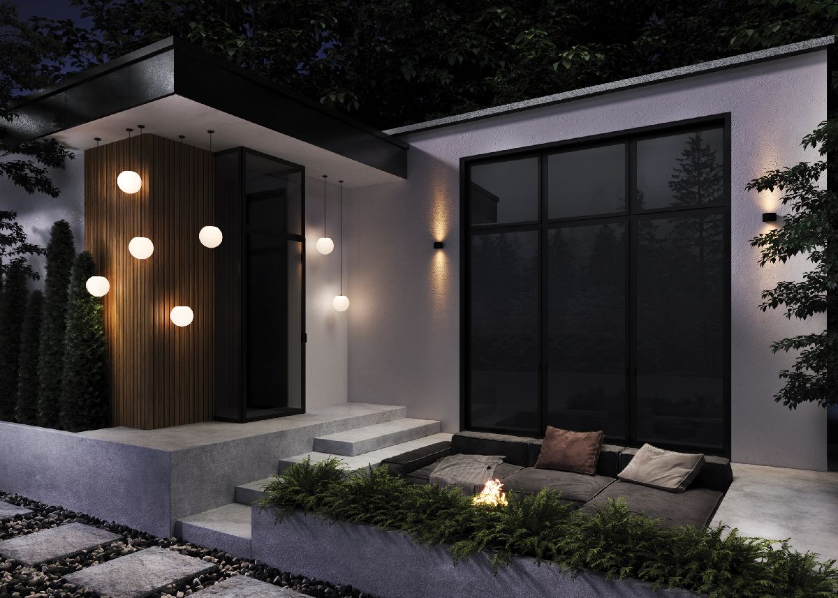 Уличный подвесной светильник Maytoni Erda O594PL-01B