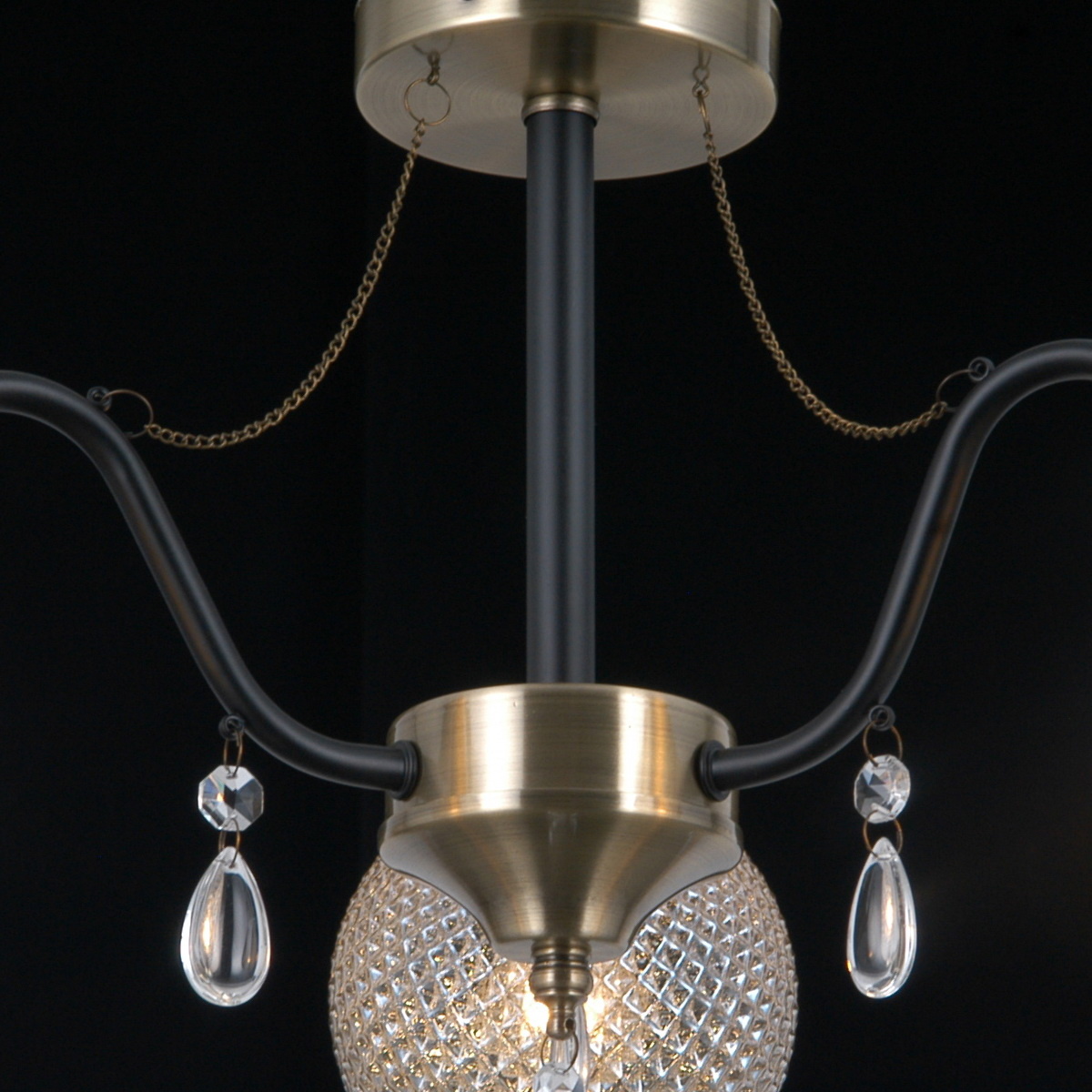 Люстра на штанге Illumico IL0432-3CSQ-29 AB BK