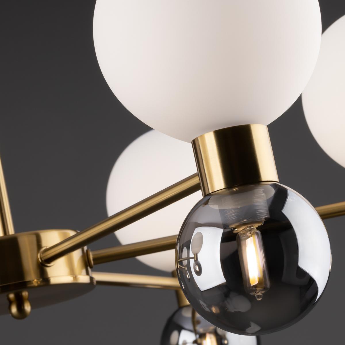 Люстра на штанге Freya Bony FR5394CL-12BS