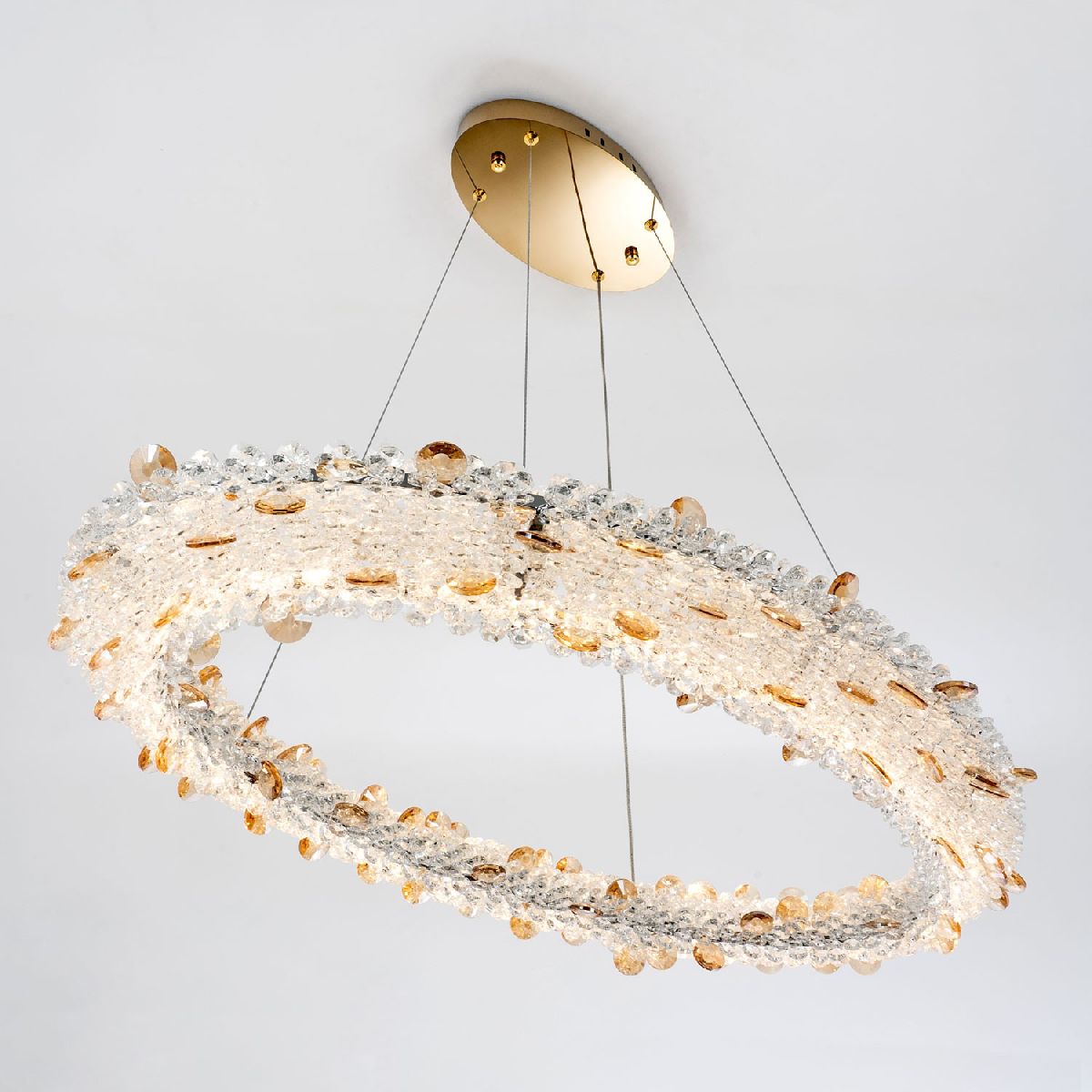 Подвесная люстра с дистанционным управлением Modestyle MS.5006.750 GD