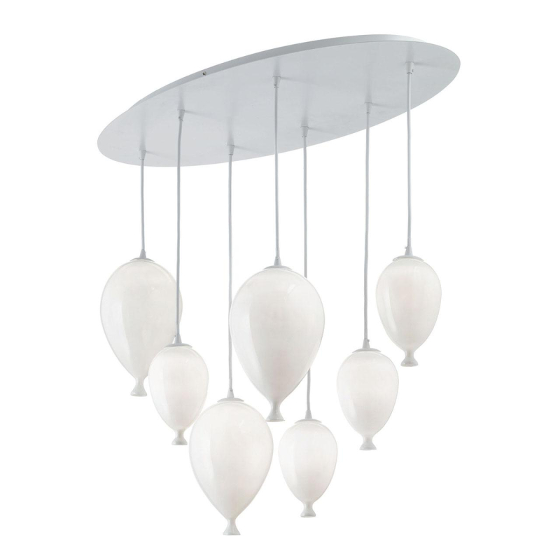 Подвесная люстра Ideal Lux Clown SP7 Bianco 100876