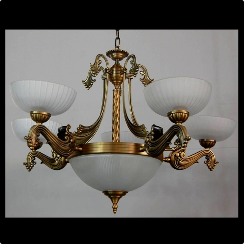 Подвесная люстра Elvan LU-89336/5-E27-Br