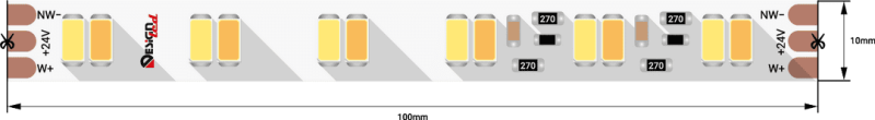 Светодиодная лента DesignLed DSG7120-24-W+WW-33 001823