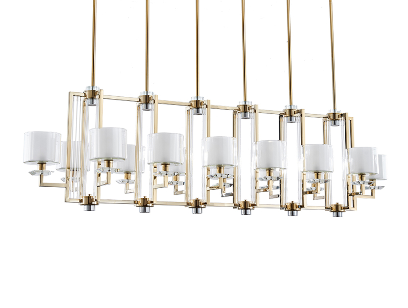 Подвесная люстра Newport 4408+6/S gold