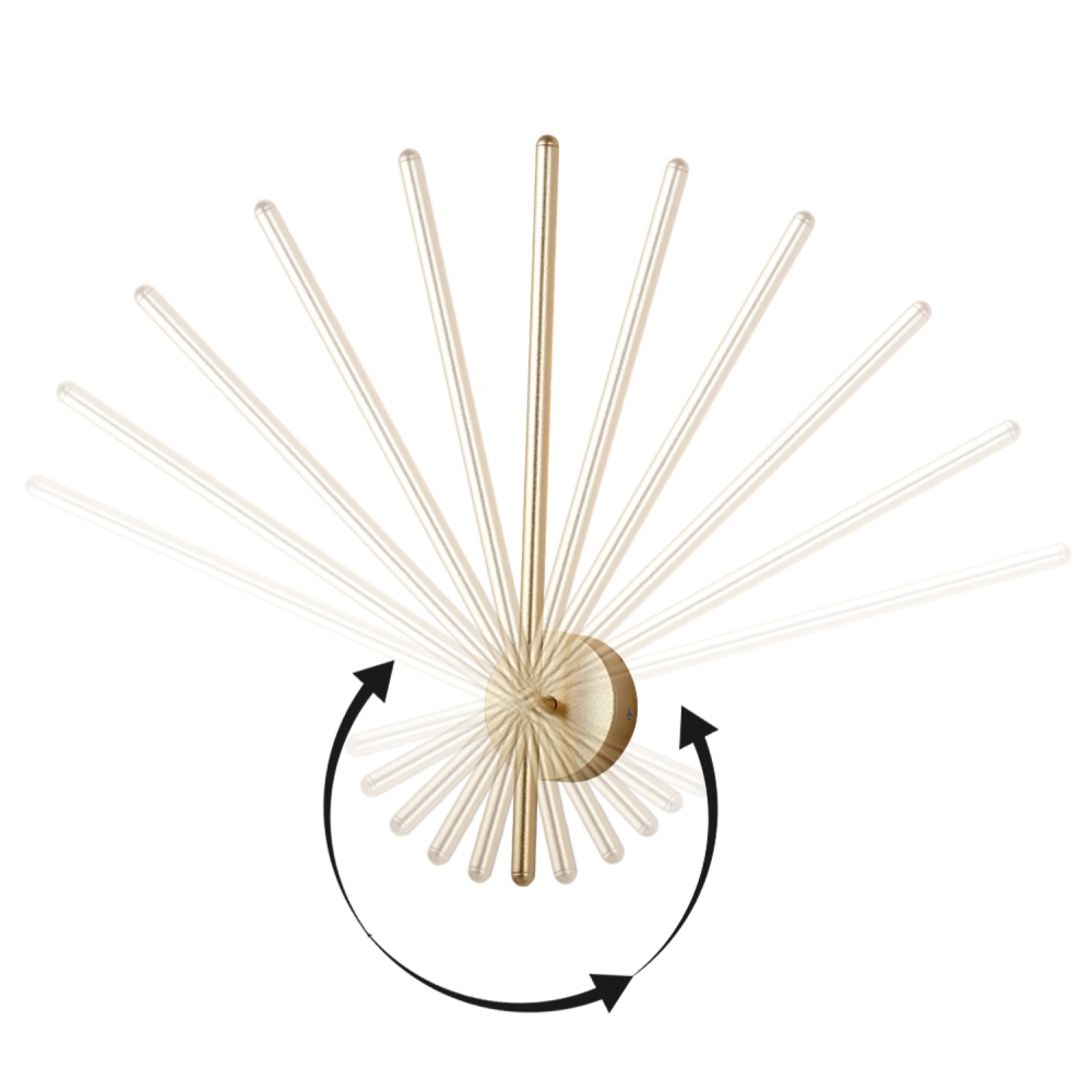 Настенный светильник Crystal Lux Verde VERDE AP L500 GOLD