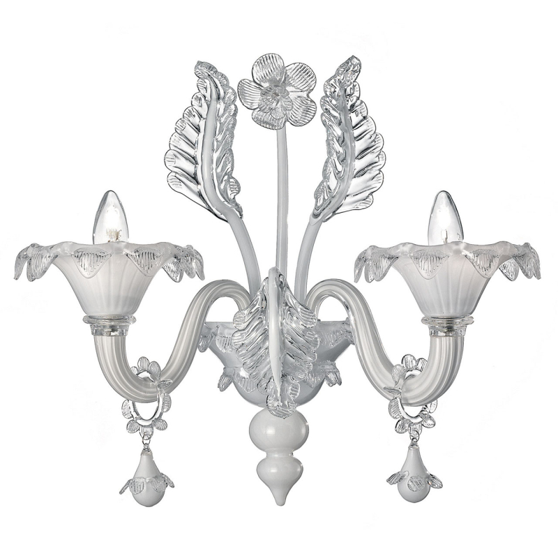 Бра Ideal Lux Ca Vendramin AP2 Bianco 087412