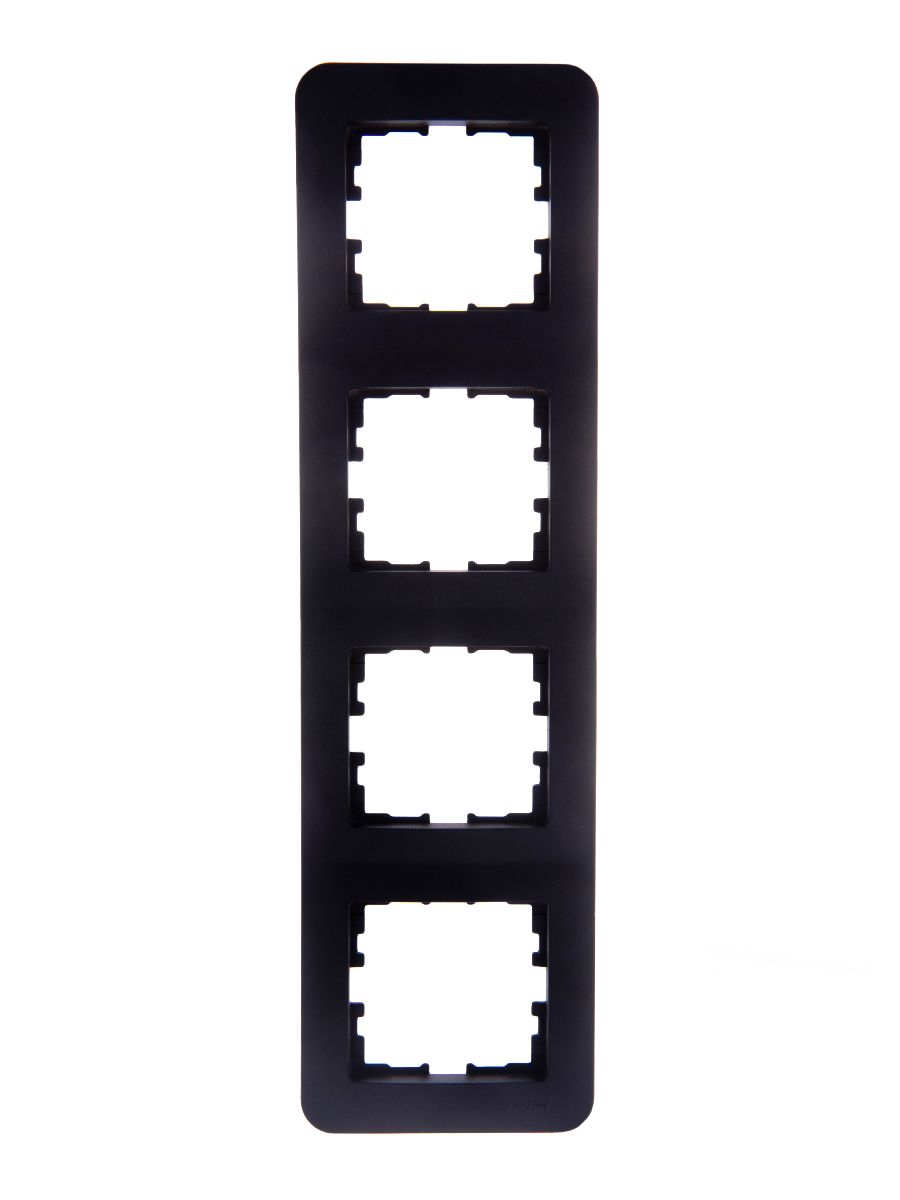 Рамка 4-местная вертикальная Lezard Karina Life 708-4200-154