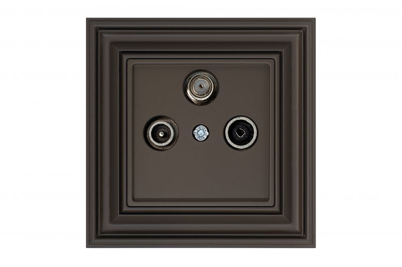 Розетка TV SAT R Liregus Retro 29-030