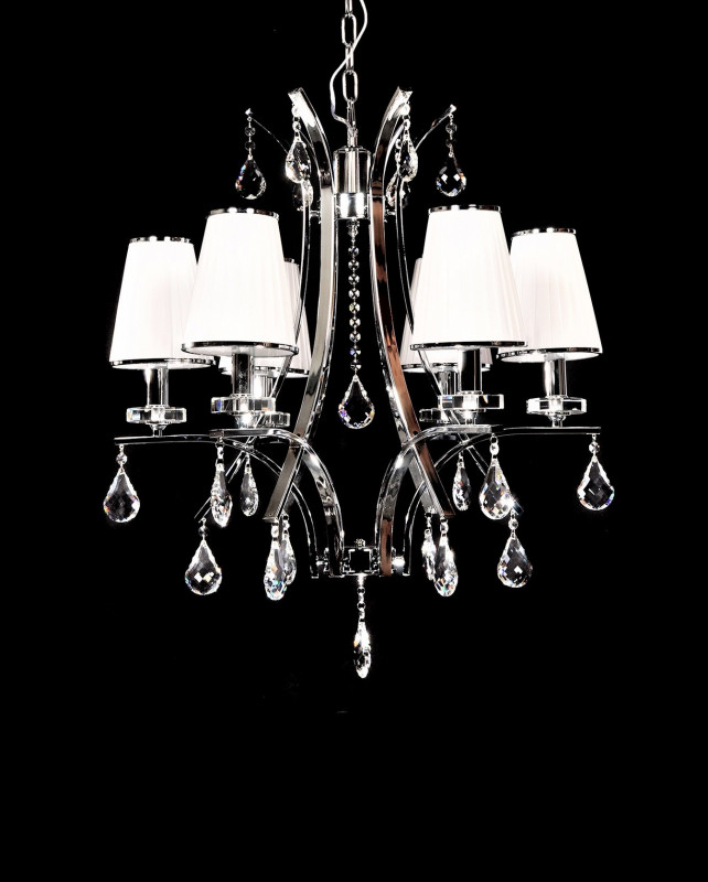 Подвесная люстра Lumina Deco Glamour LDP 66247-6 WT