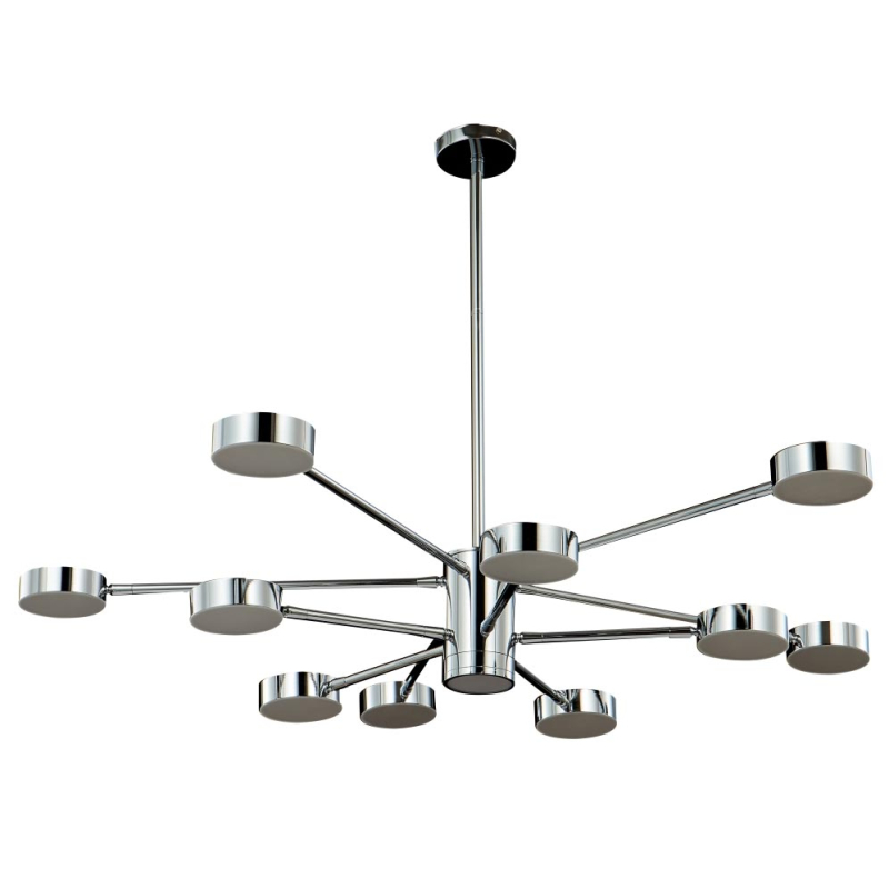 Люстра на штанге Crystal Lux Goracio SP10+1 D1100 Chrome