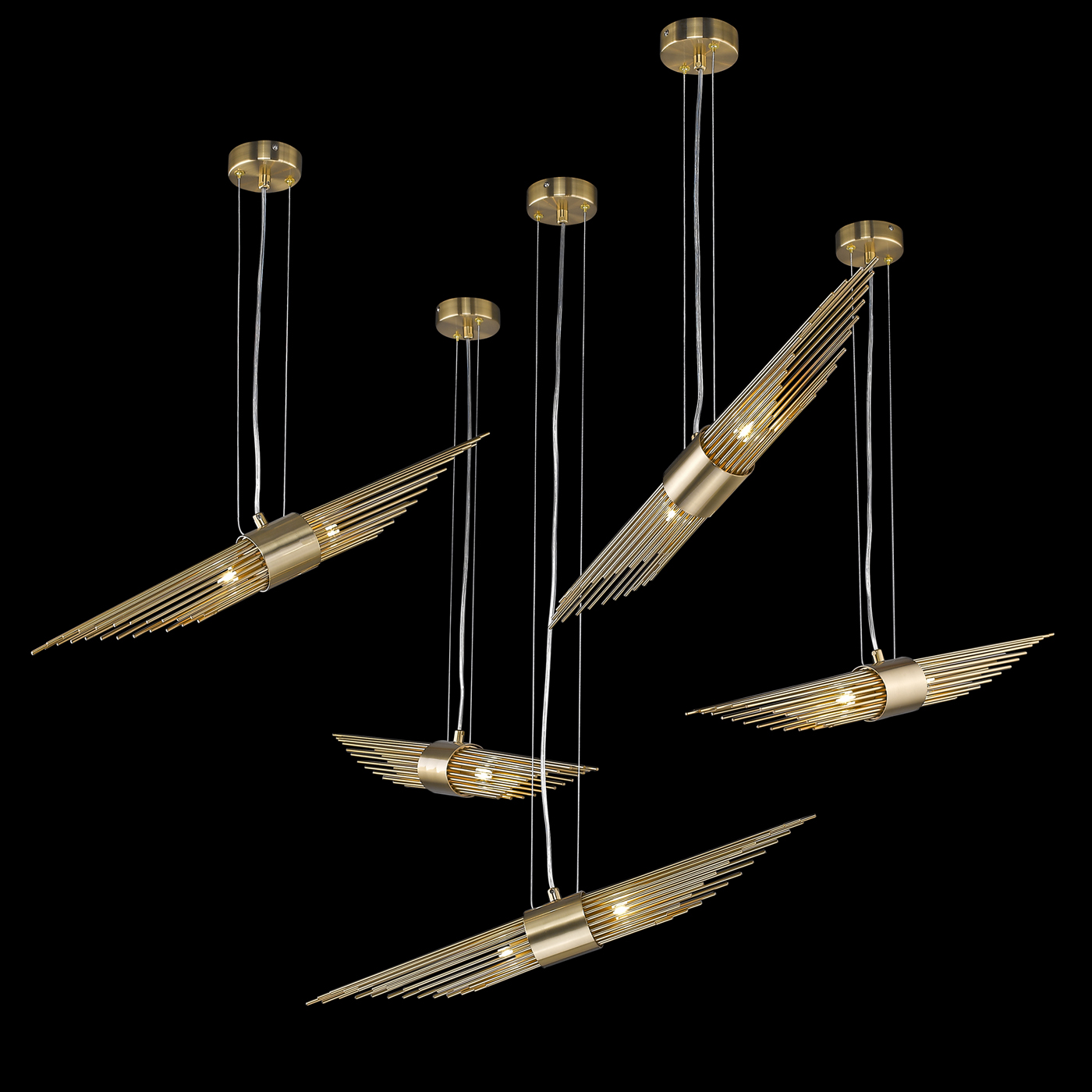 Подвесной светильник Delight Collection 68069 P68069-2 nickel