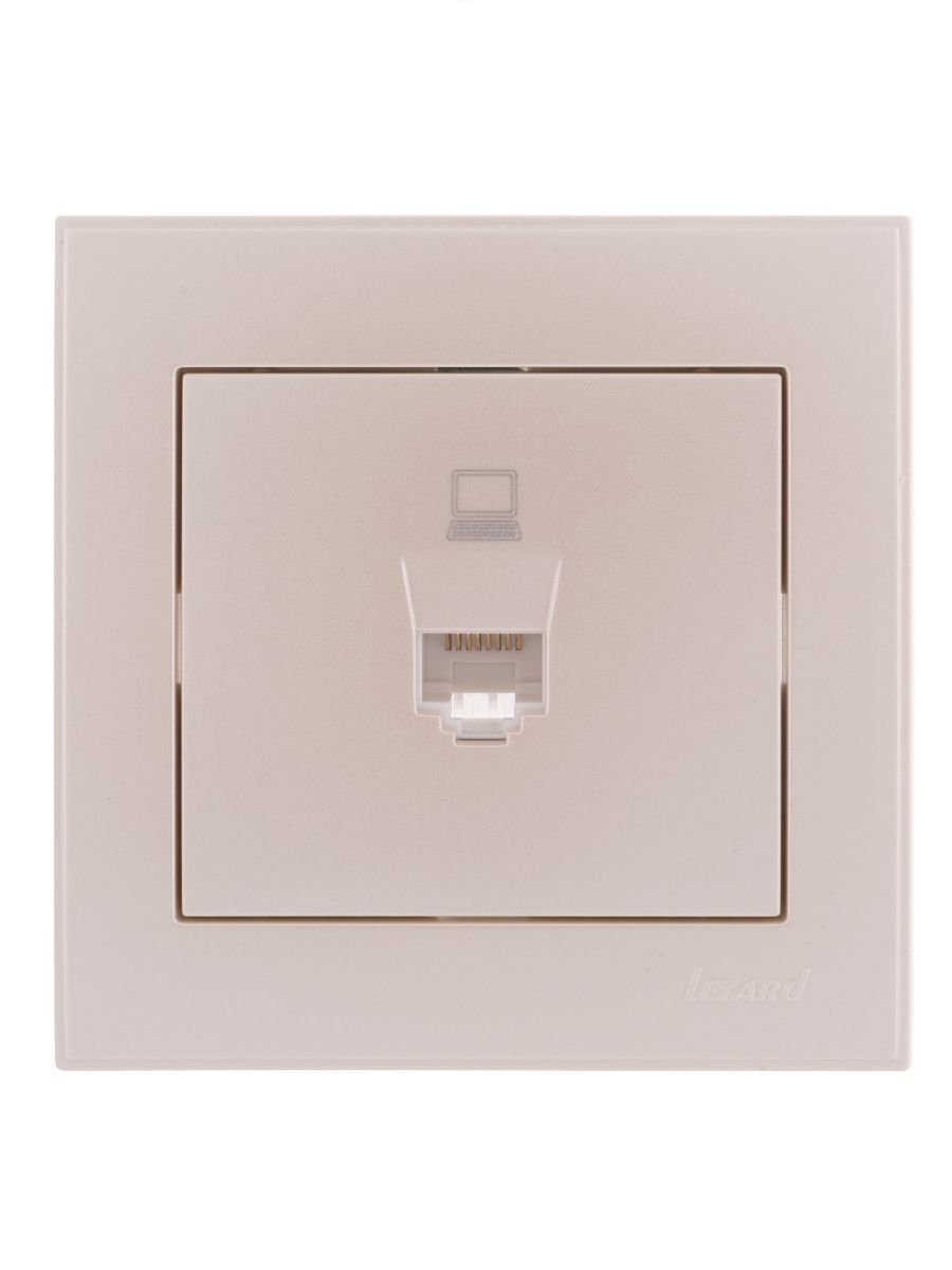 Розетка компьютерная Lezard Rain 703-3030-139