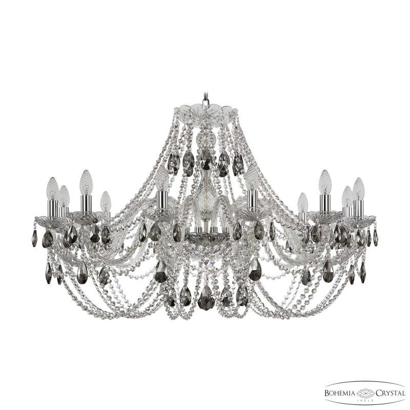 Подвесная люстра Bohemia Ivele Crystal 1406/12/360 Ni K731